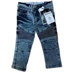 NEW WITH TAGS ENCRYPTED SKINNY JEANS 3T TODDLER BOYS DISTRESSED ACID WASHED